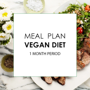 VEGAN DIET - MEAL PLAN FOR 1 MONTH