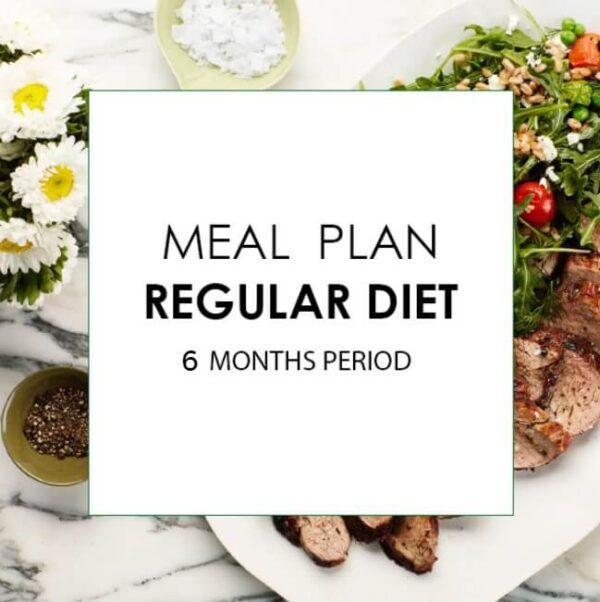 REGULAR DIET - MEAL PLAN FOR 6 MONTHS